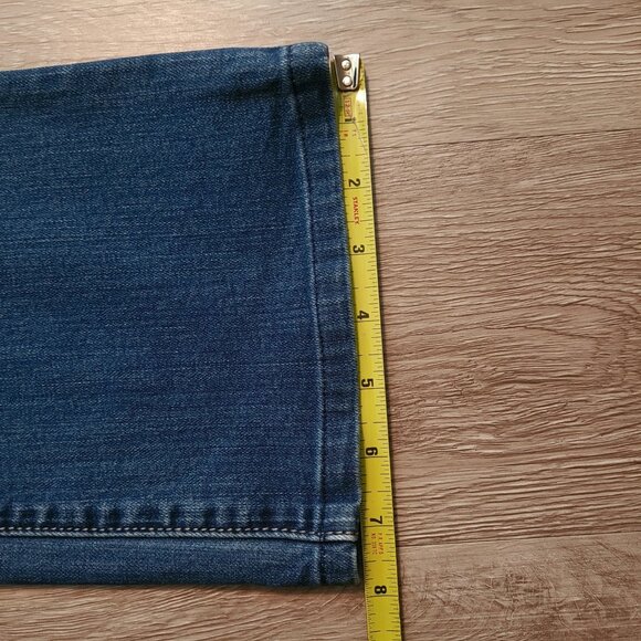 Kut from the Kloth Jeans Size 4 Slim Bootcut Button Flap Stretch Denim Western - Picture 12 of 13